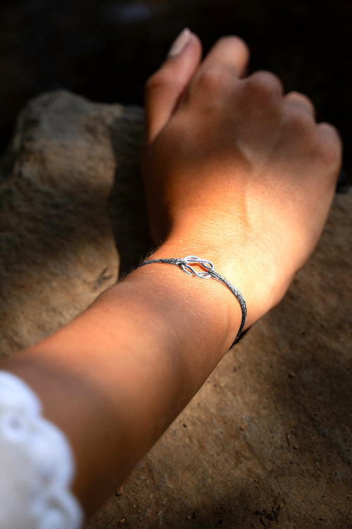 Bracelet Ploce - Anthracite Pailleté