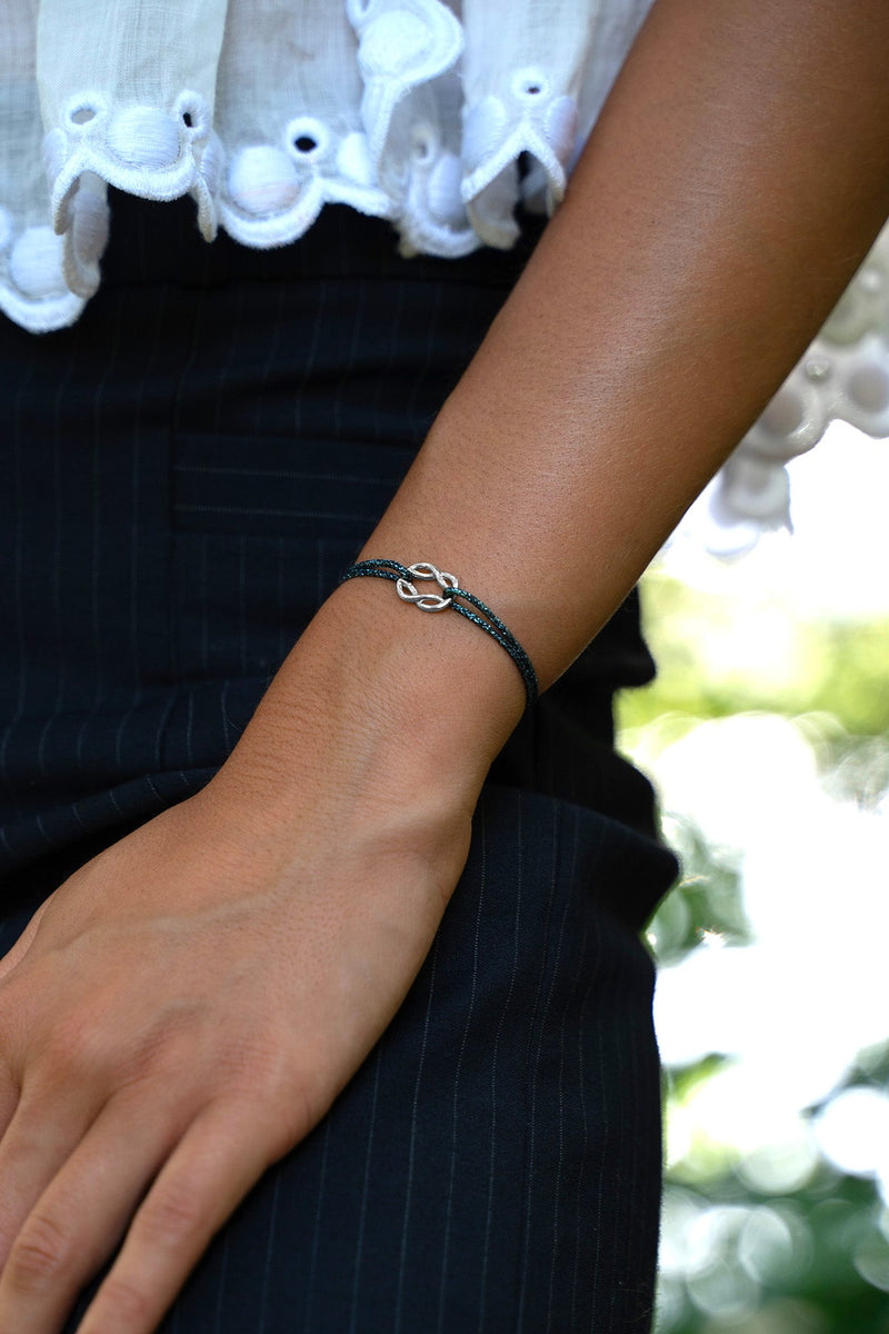 Bracelet Adra - Rose Claire Pailleté