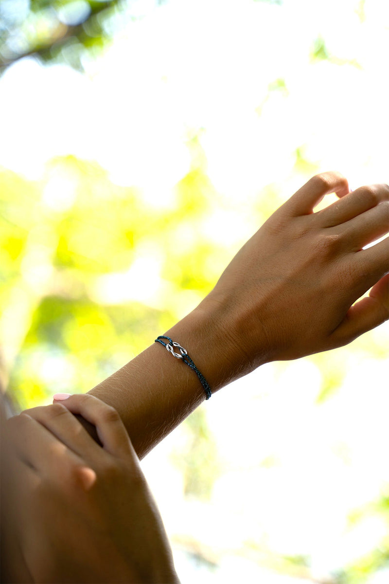 Bracelet Punta - Bleu Marine Pailleté