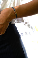 Bracelet Paros - Bleu Marine Pailleté