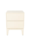 June - Bedside Table - Solid Oak - Beige