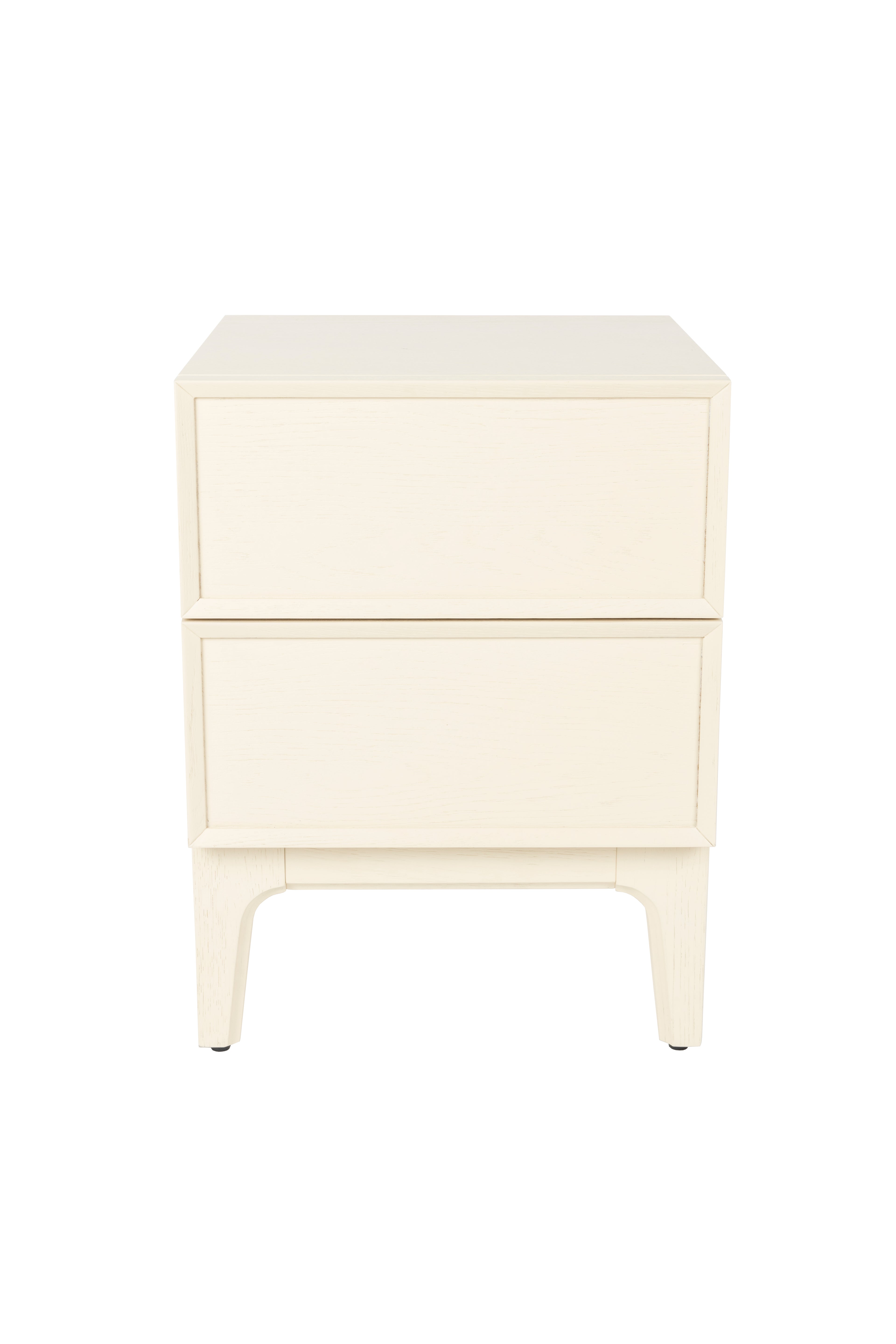 June - Bedside Table - Solid Oak - Beige