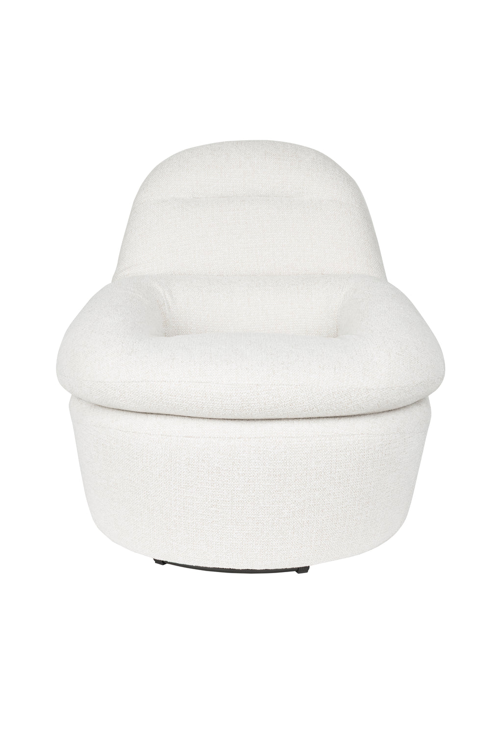 Velvoro - Fauteuil Lounge - Polyester - Blanc Cassé