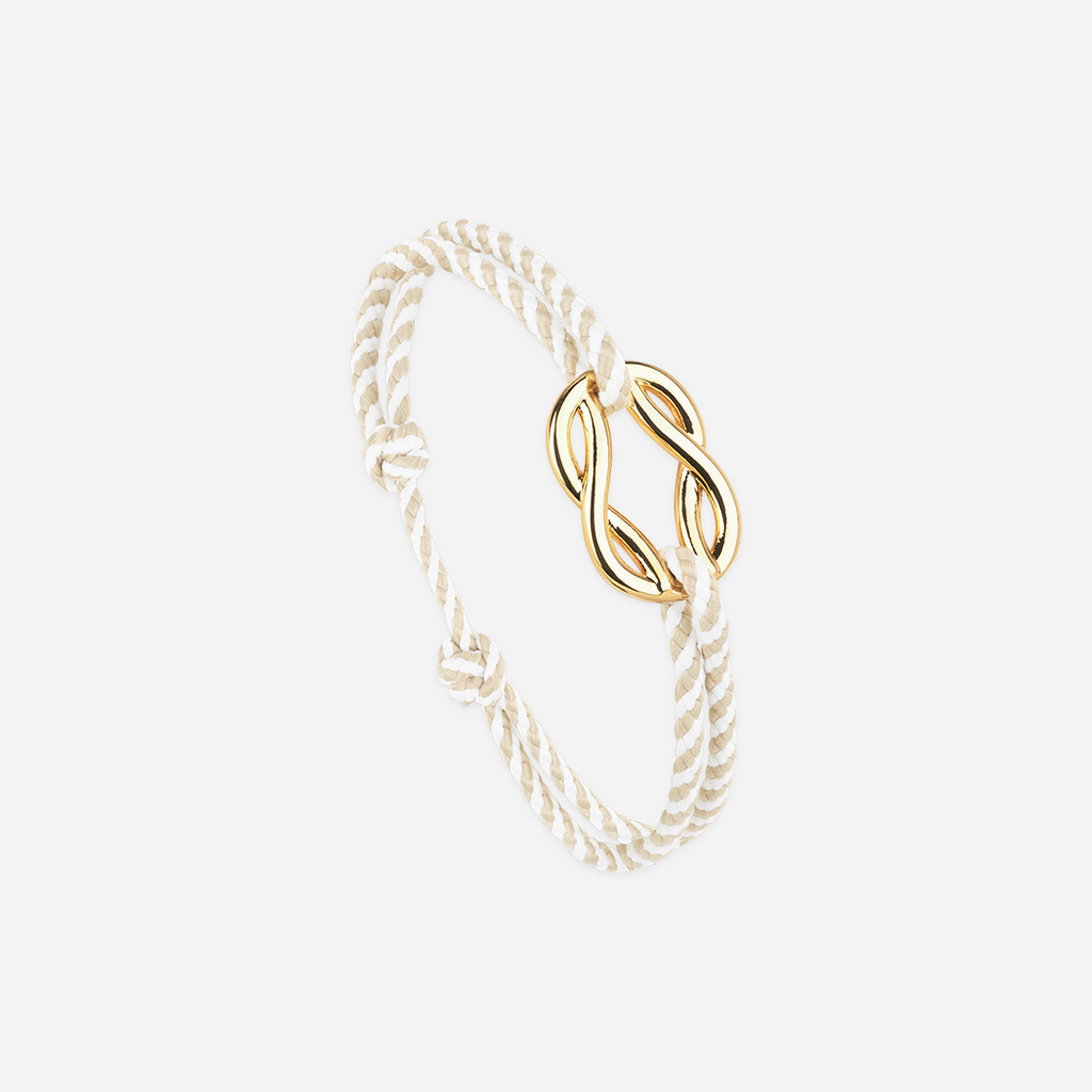 Palomar Bracelet - Beige And White
