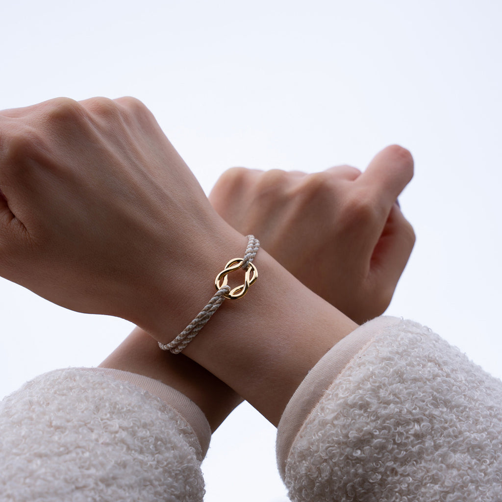 Palomar Bracelet - Beige And White