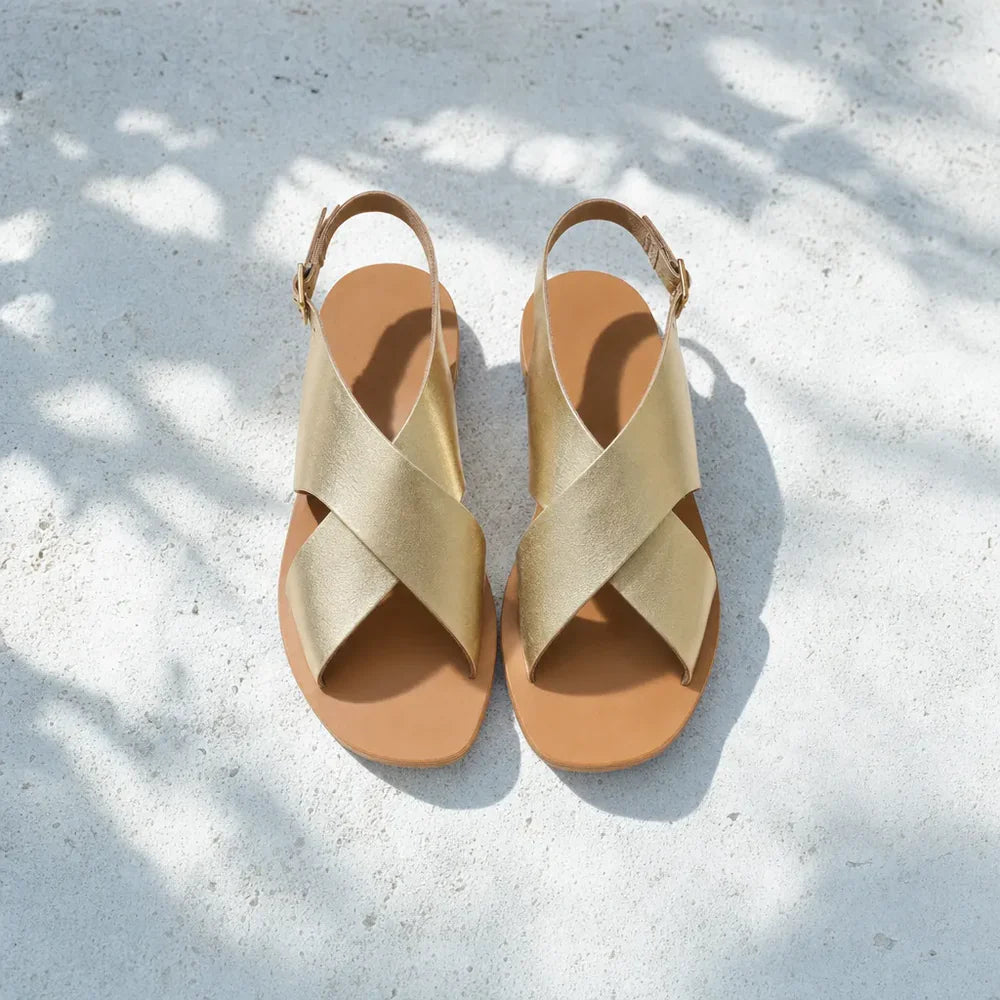 Mawalter Sandals - Dark Gold