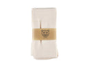 Serviette De Table - 6 Pièces - Lin Et Coton Blanc Crème
