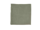Serviette De Table - 6 Pièces - Lin Et Coton Vert De Gris