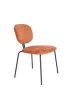 Bouton - Dining Chair - Polyester - Terracotta/Red
