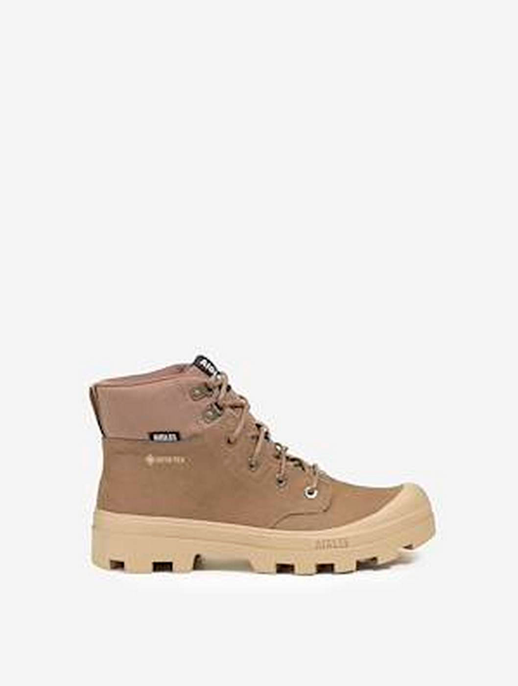 High-Top Hiking Shoes - Chestnut - Men