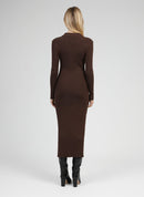 Robe Longue Nabolo Marron