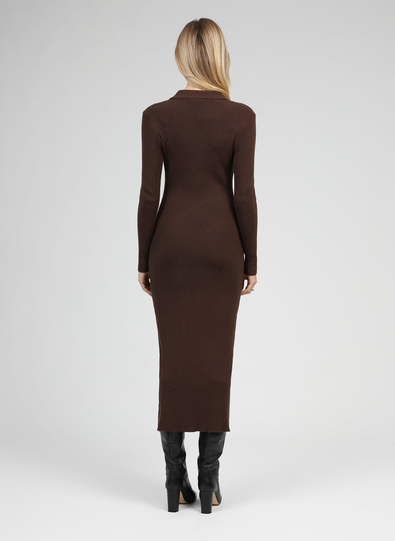 Robe Longue Nabolo Marron