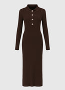 Robe Longue Nabolo Marron