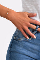 Pulsera de Nácar Dorado Nácar Blanco
