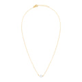 Gold Nacre White Mother-of-Pearl Necklace