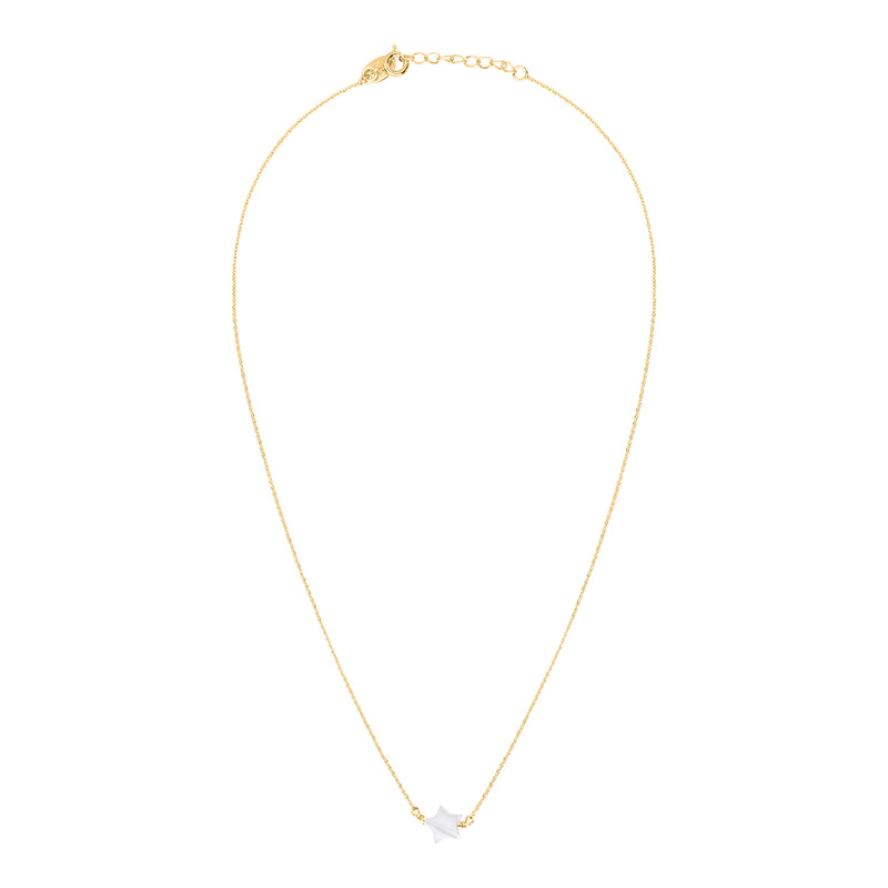 Collier Dore Nacre Nacre Blanche