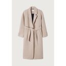 Long Shirt Collar Coat - Mastic - Women