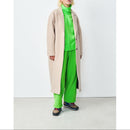 Long Shirt Collar Coat - Mastic - Women