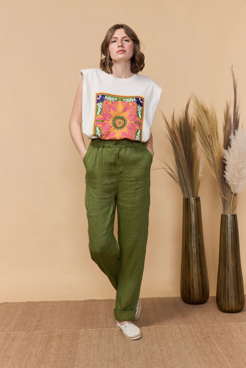 Nadere Trousers - Green