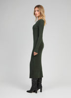 Robe Longue Nadia Kaki