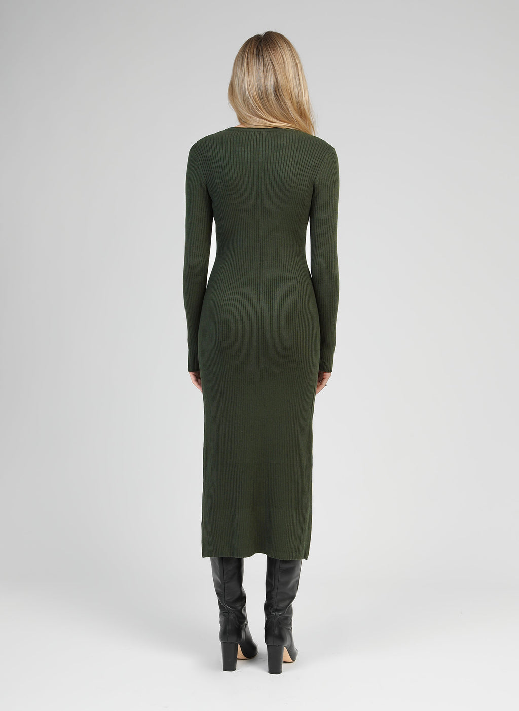Robe Longue Nadia Kaki