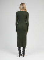 Robe Longue Nadia Kaki