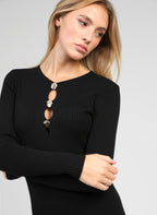 Robe Longue Nadia Noir