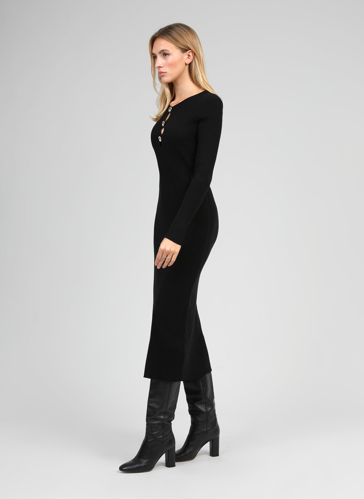 Robe Longue Nadia Noir
