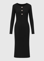 Robe Longue Nadia Noir