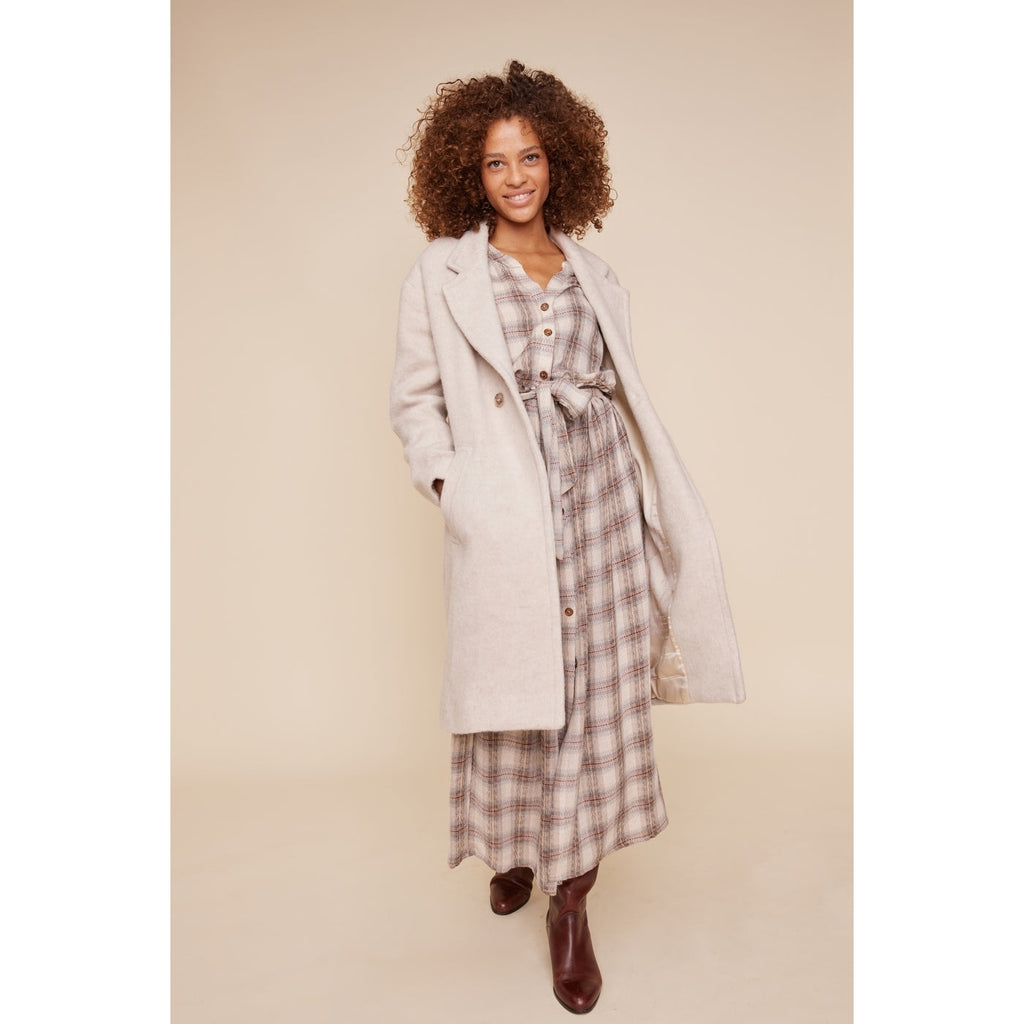 Naffi Coat - Ecru