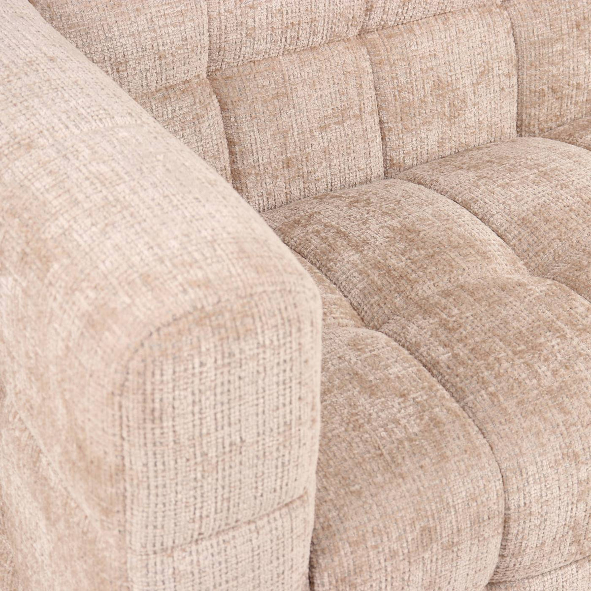 Naiad - Divano lineare fisso a 2 posti - Tessuto testurizzato - Beige