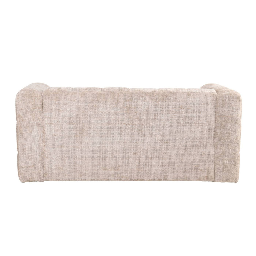 Naiad - Divano lineare fisso a 2 posti - Tessuto testurizzato - Beige