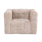 Naiad - Poltrona fissa a 1 posto - Tessuto strutturato - Beige