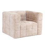 Naiad - Poltrona fissa a 1 posto - Tessuto strutturato - Beige