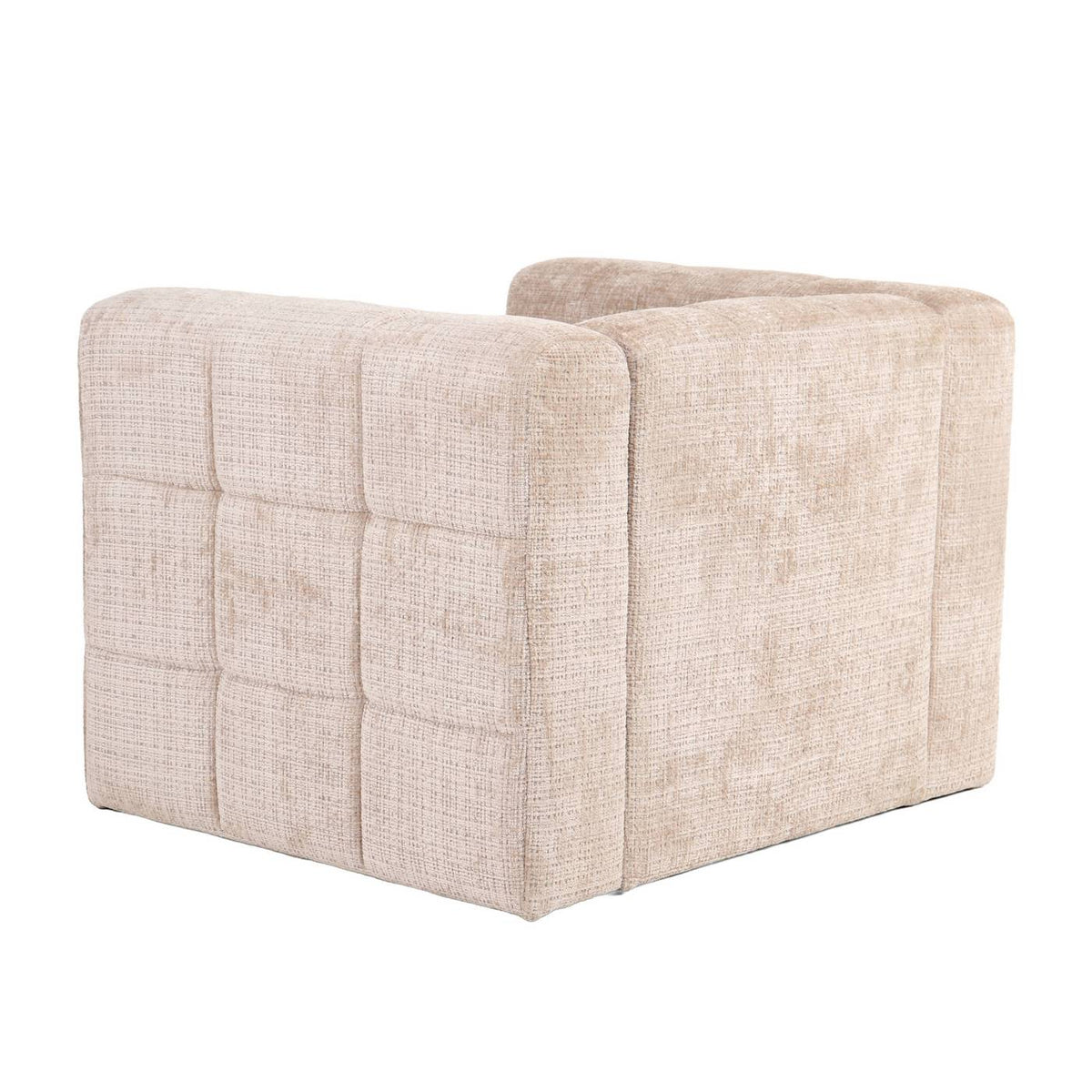 Naiad - Poltrona fissa a 1 posto - Tessuto strutturato - Beige