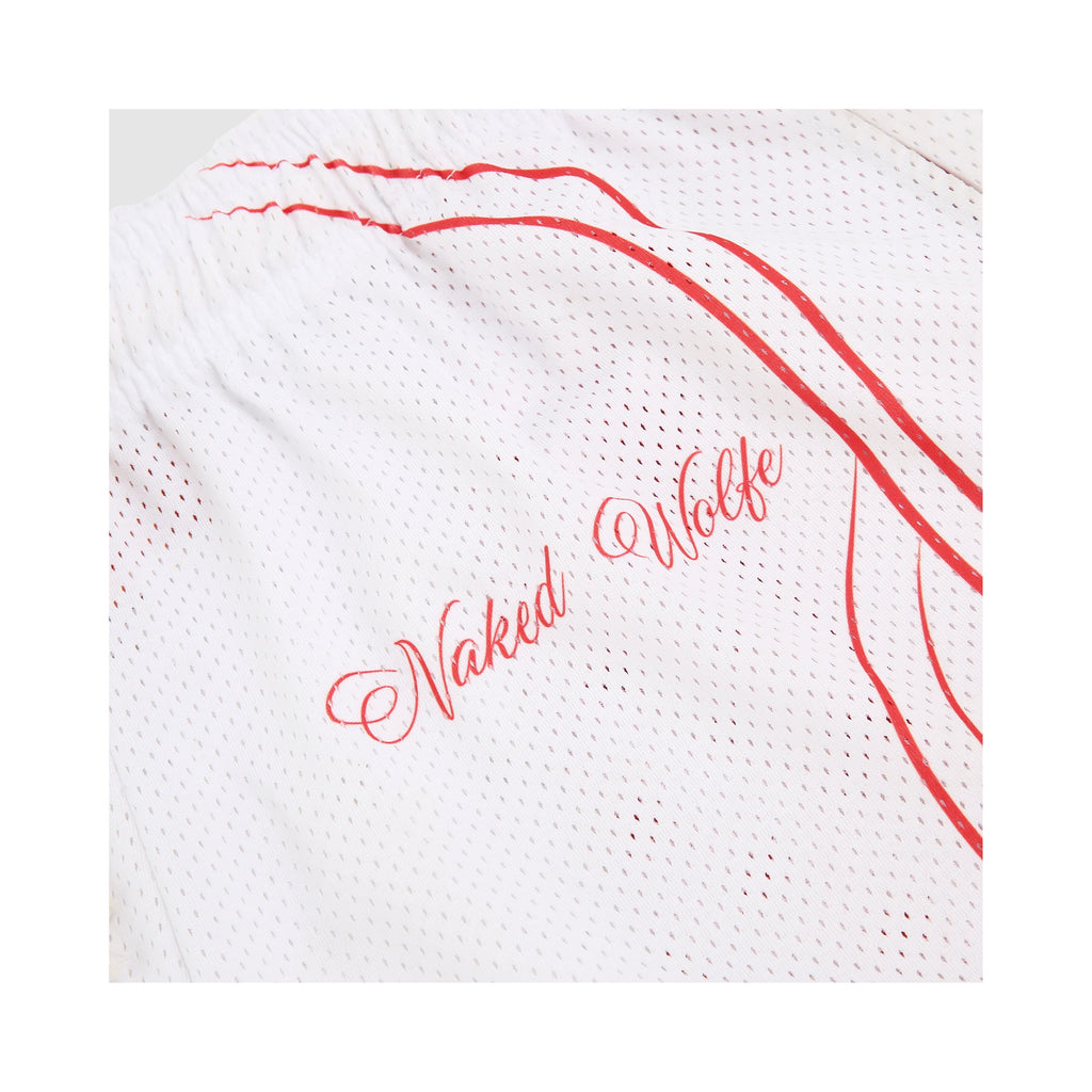 Naked Wolfe Jersey Shorts - Hvid - Herre