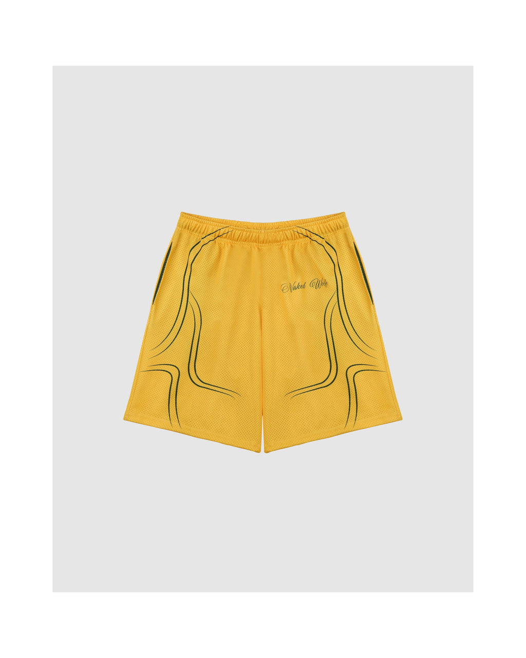 Short Jersey Naked Wolfe - Jaune - Homme