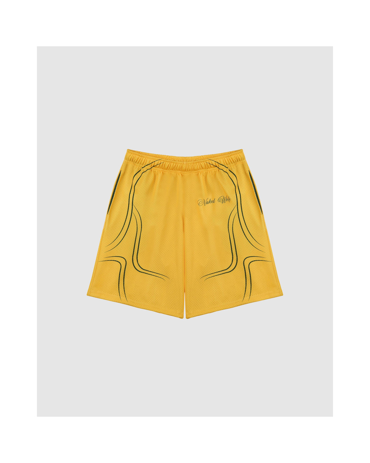 Short Jersey Naked Wolfe - Jaune - Homme