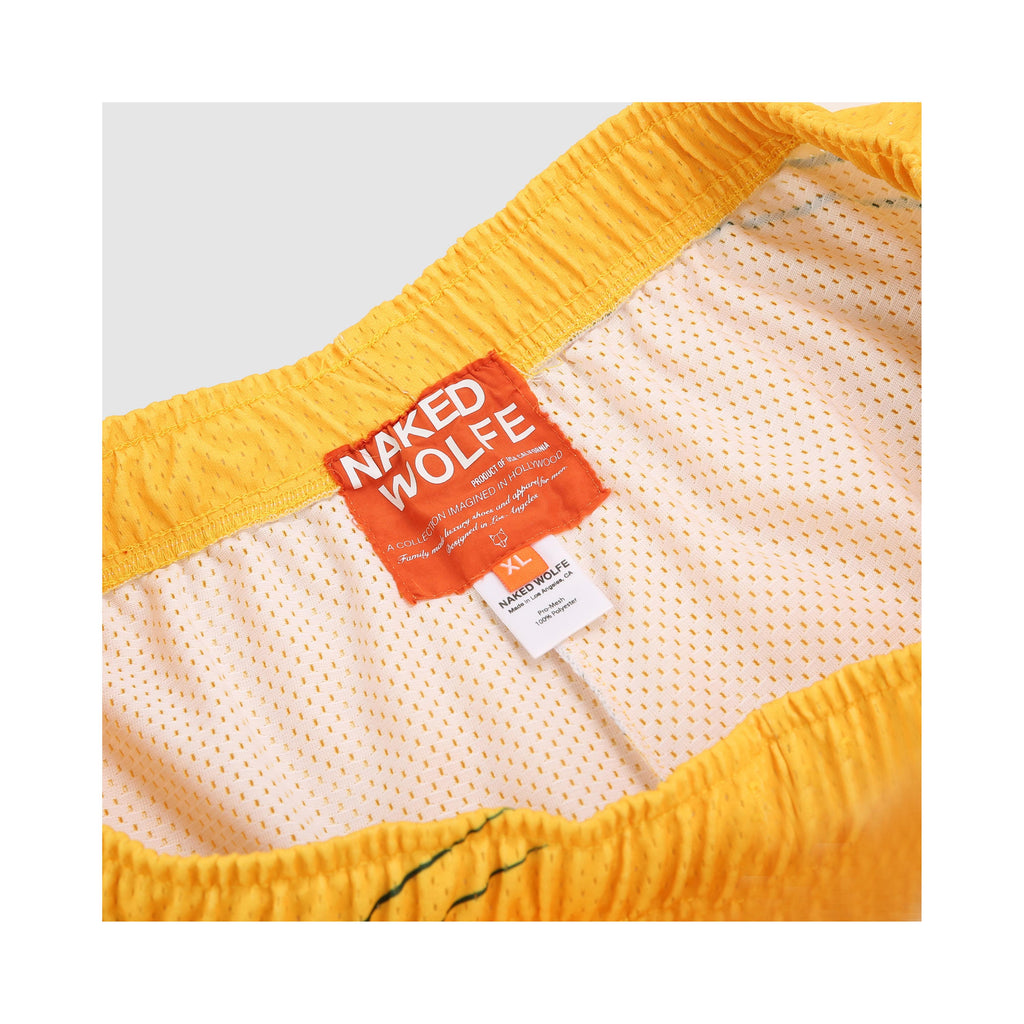 Short Jersey Naked Wolfe - Jaune - Homme