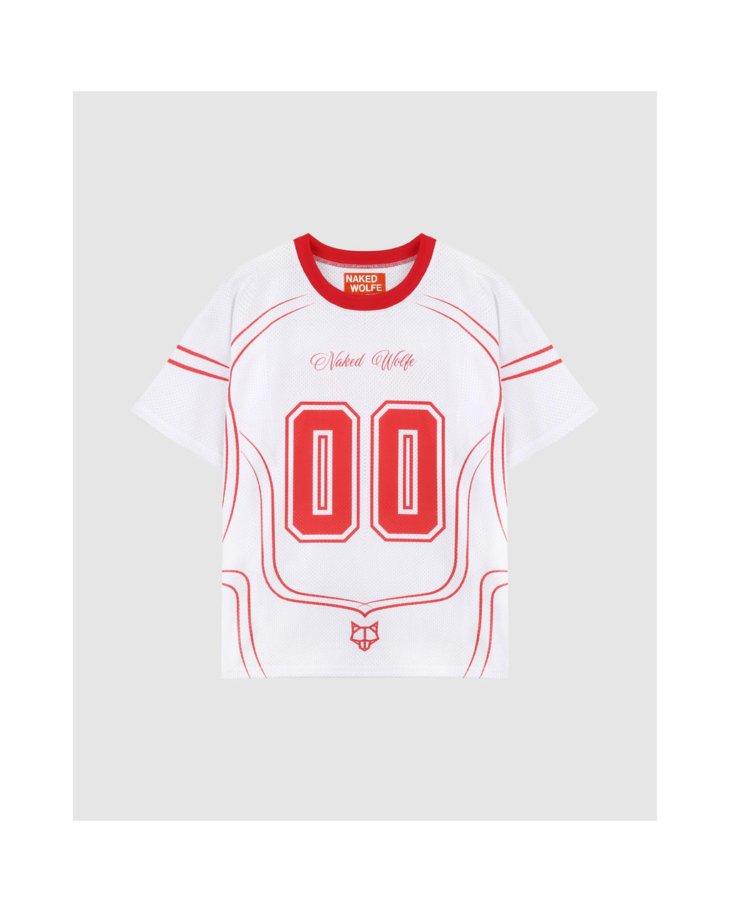 Jerseytopp Naked Wolfe - Vit - Herr