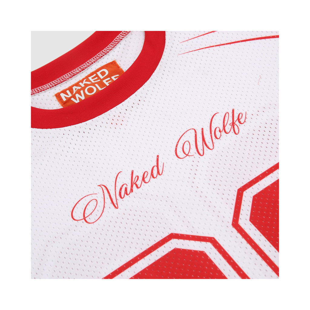 Jerseytopp Naked Wolfe - Vit - Herr