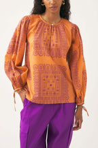 Blouse Nali - Rouille
