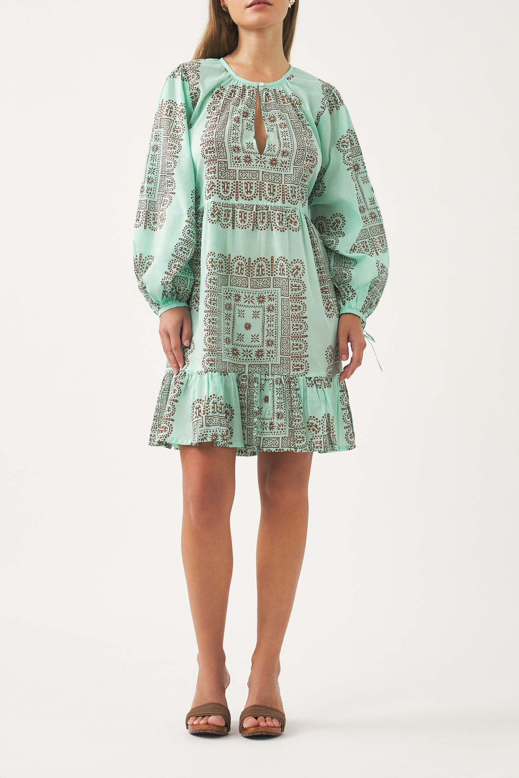 Robe Courte Nali - Aqua