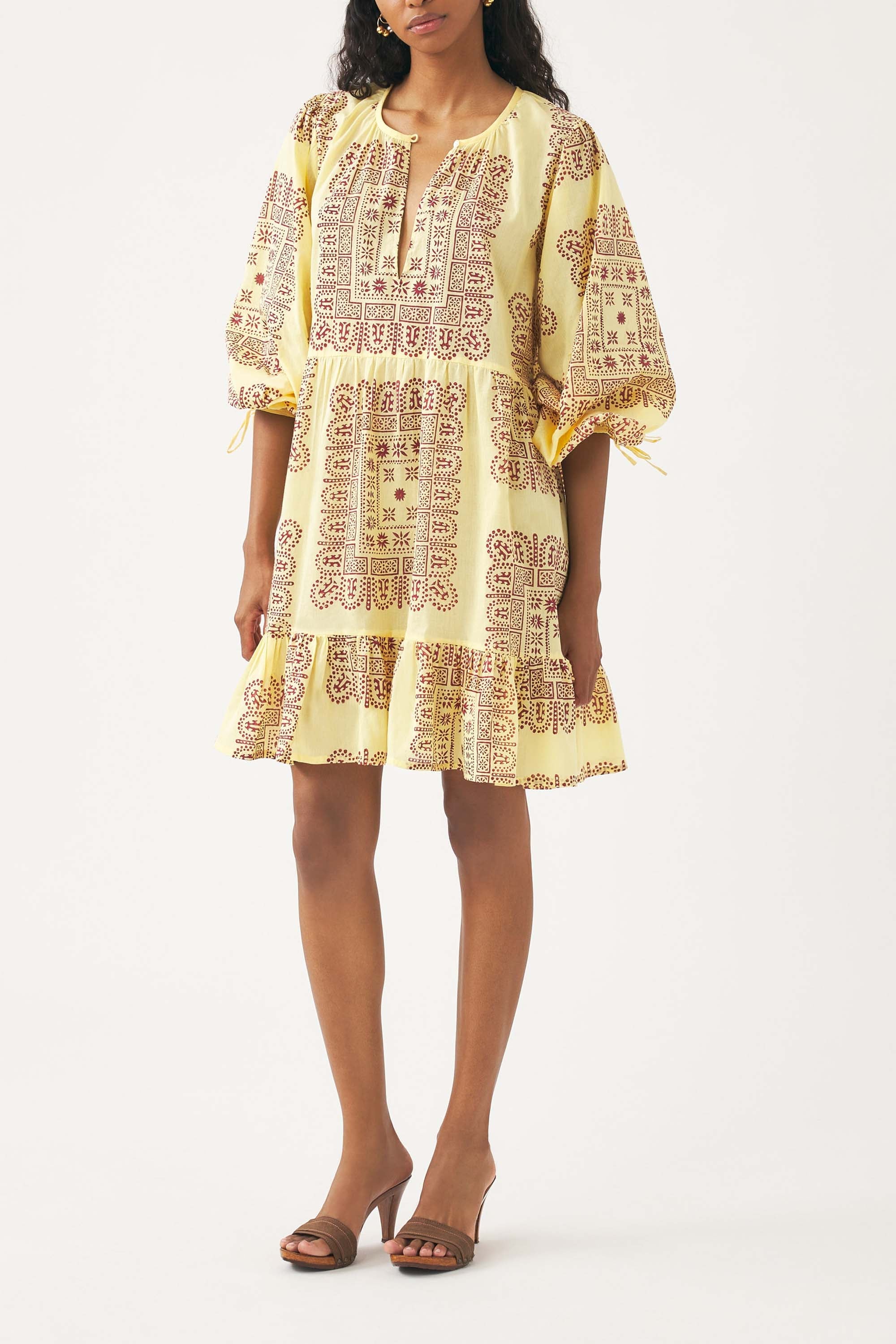 Robe Courte Nali - Jaune