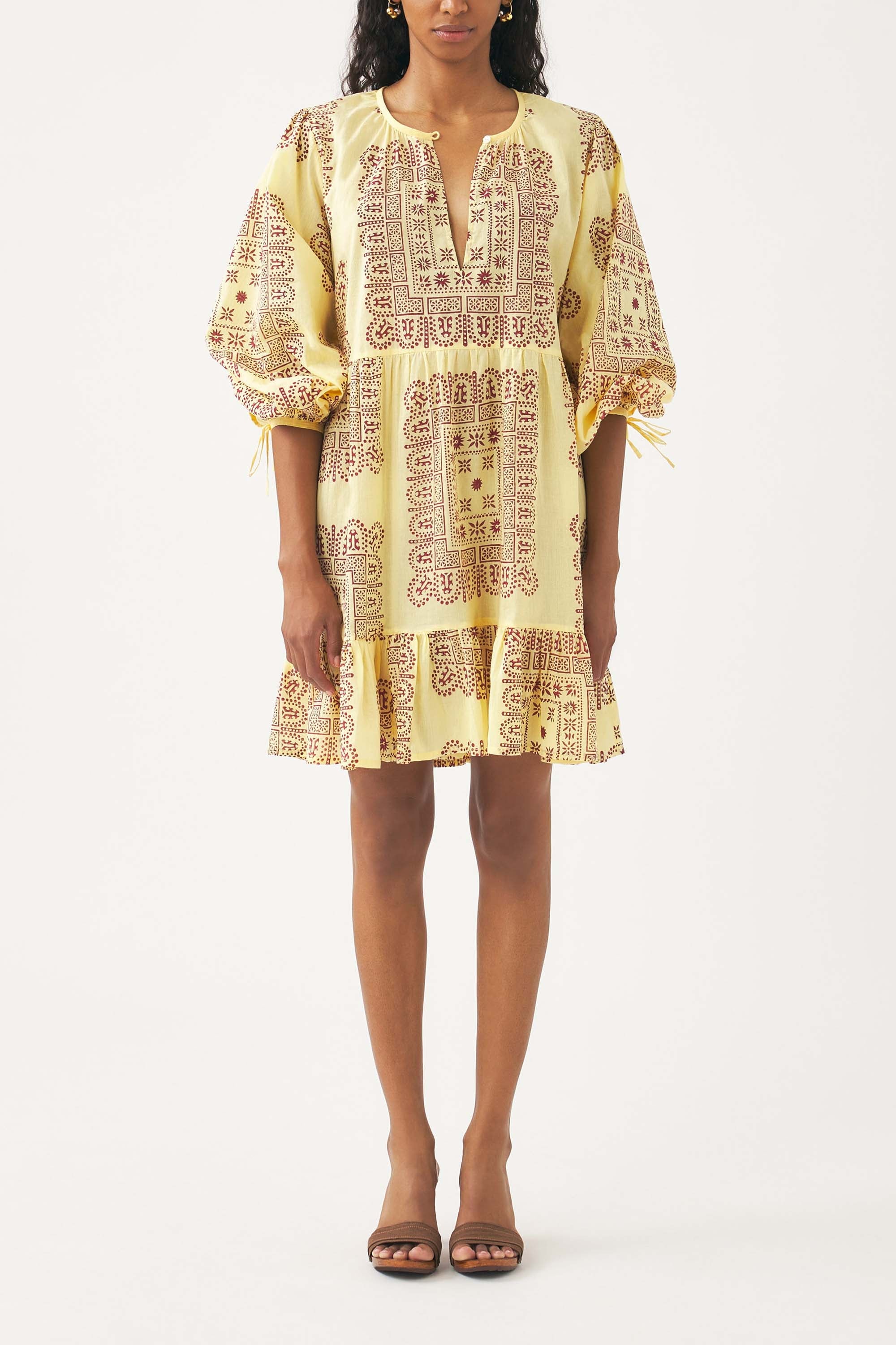 Robe Courte Nali - Jaune