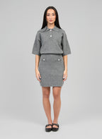 Jupe Courte Namini Gris