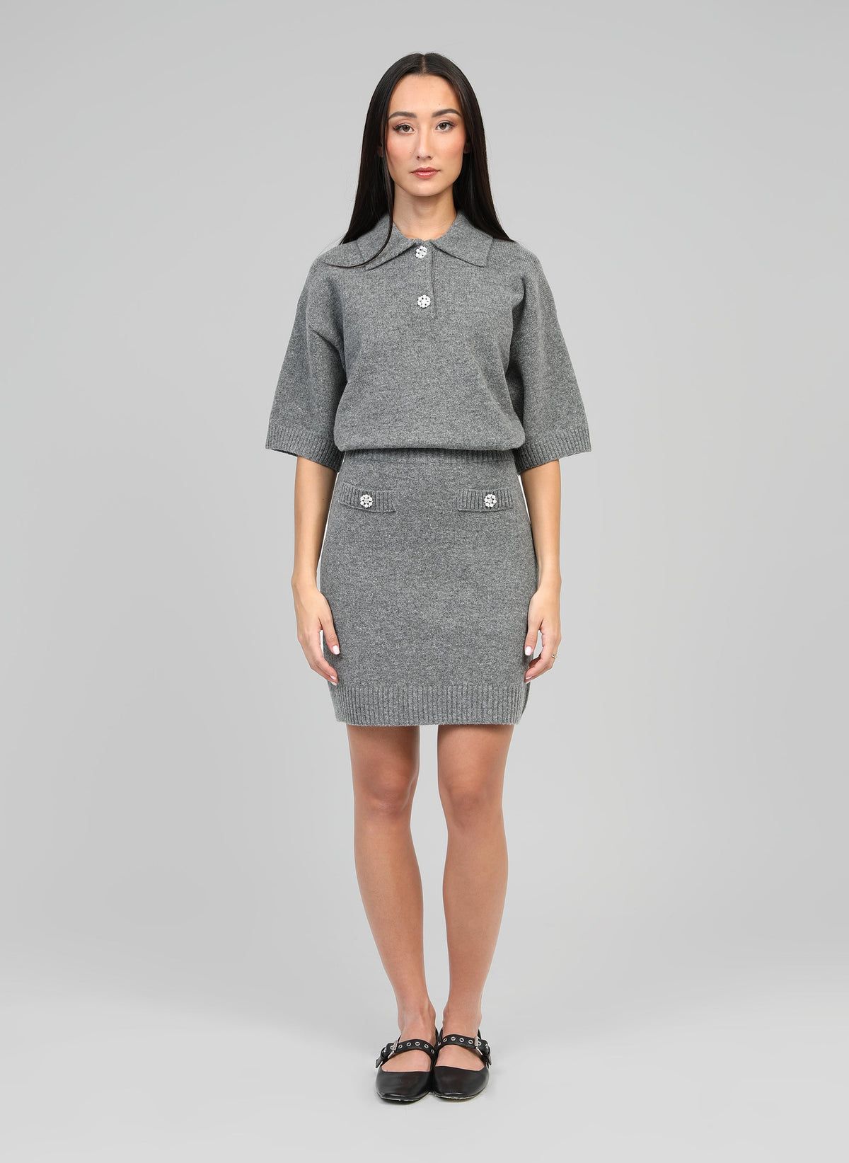 Jupe Courte Namini Gris