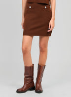 Jupe Courte Namini Marron