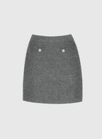 Jupe Courte Namini Gris