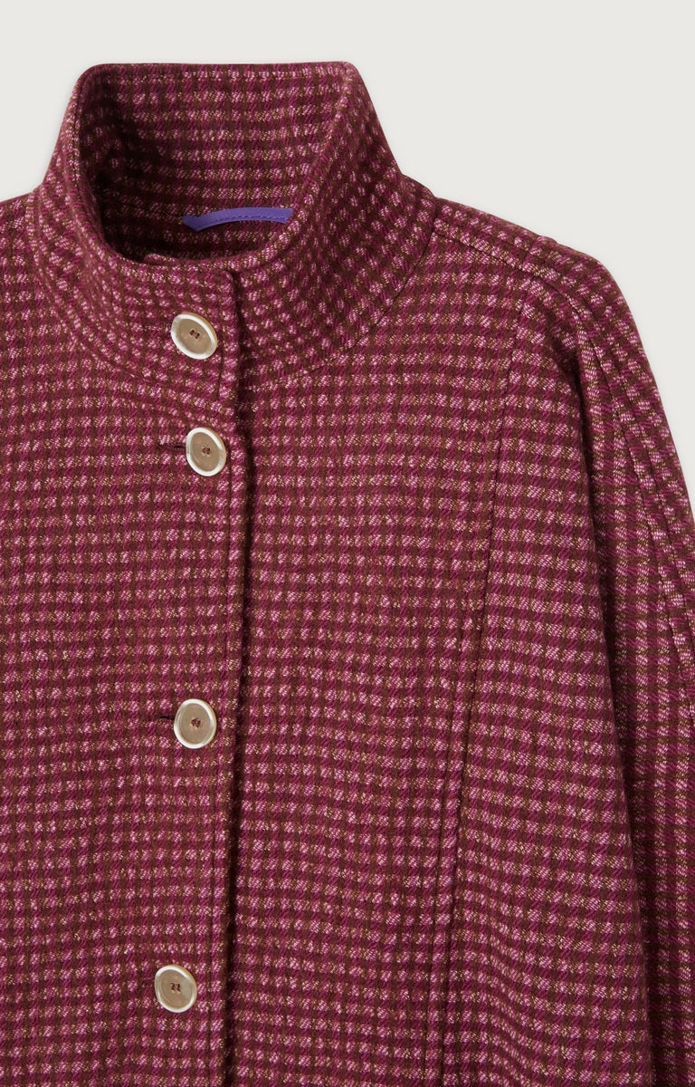 American Vintage - Abrigo Nanbay - Cuadros Tendresse - Mujer